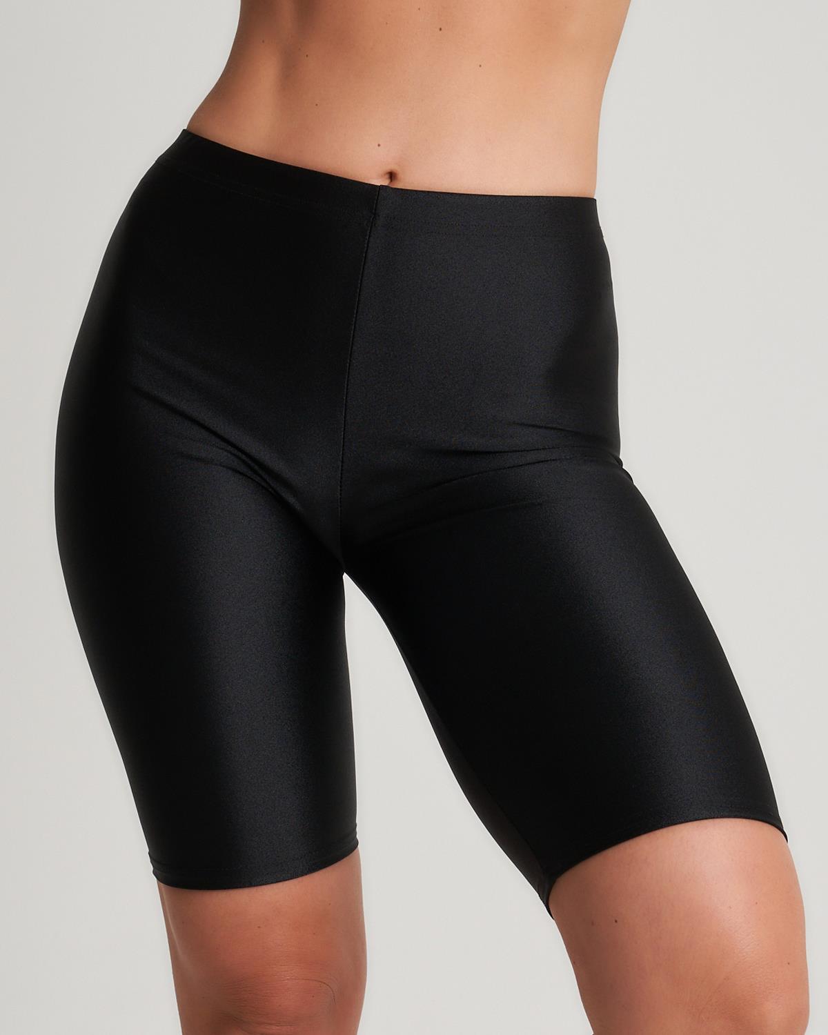 Womens Classic Shiny Lycra Cycling Shorts