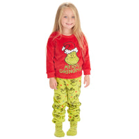 The Grinch Kids Christmas Fleece Pyjamas