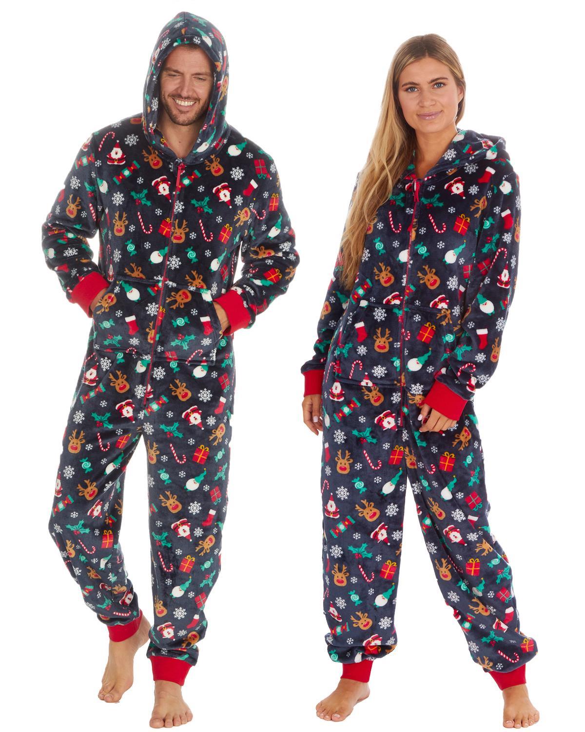 Unisex Christmas Hooded Onesie