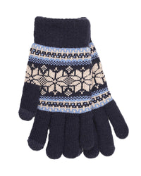 Foxbury Mens Fleece Lined Touch Screen Gloves