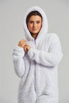 Loungeable Womens Lilac Snowtip Fleece Onesie