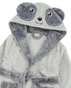 Kids Grey Panda Dressing Gown