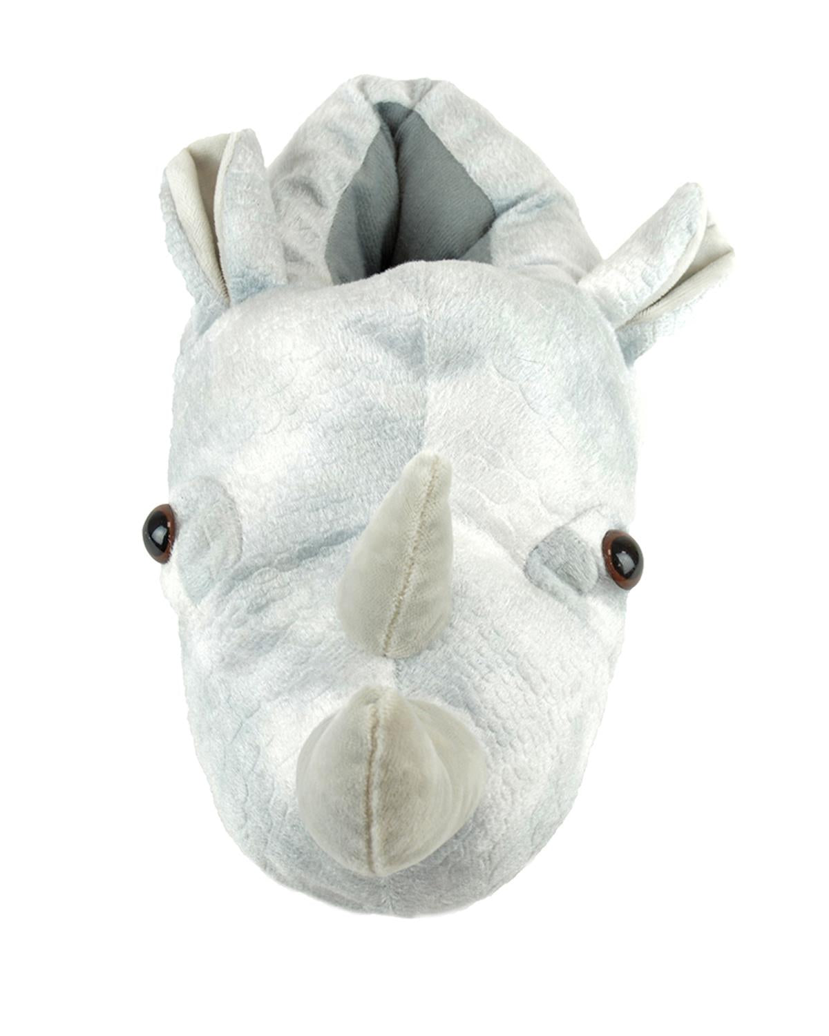 Slumberzzz Mens Novelty Rhino Slippers