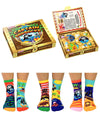 United Oddsocks Boys Captain Oddsocks Socks Gift Box