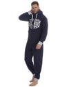 Mens Varsity Fleece Hooded Onesie