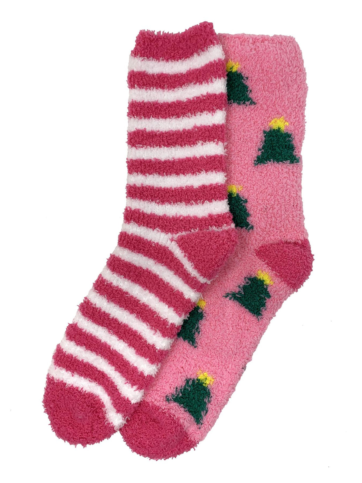 Nice Socks Womens 2 Pack Christmas Tree Cosy Socks