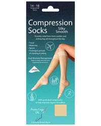 Pretty Legs Silky Smooth Compression Socks