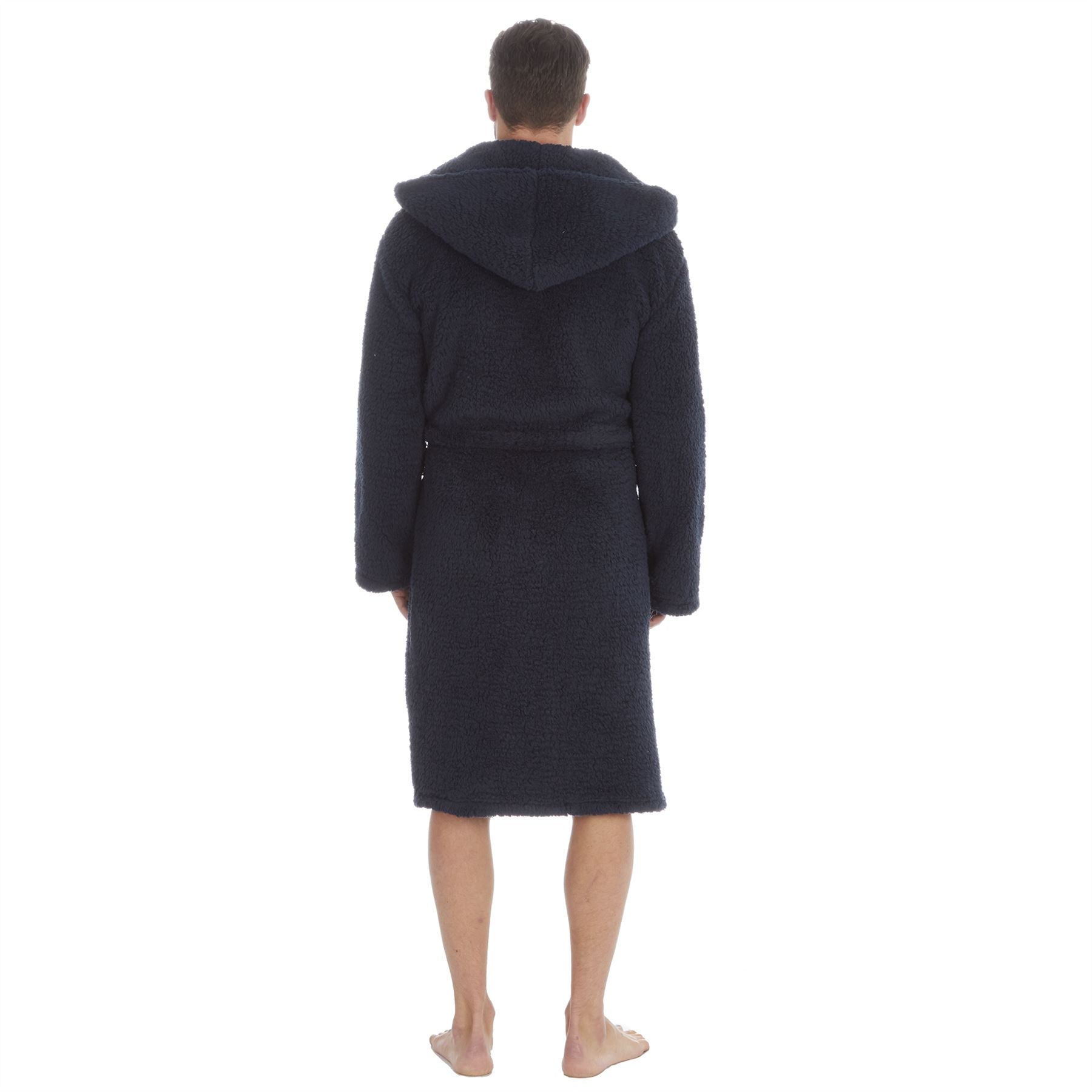 Cargo Bay Mens Borg Fleece Dressing Gown