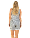 La Marquise Womens Heather Leopard Short Pyjamas