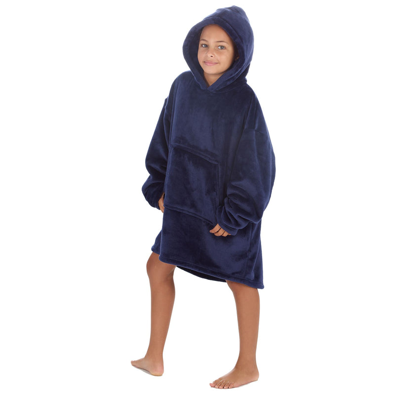 Huggable Kids Plush Fleece Oversized Snuggle Hoodie