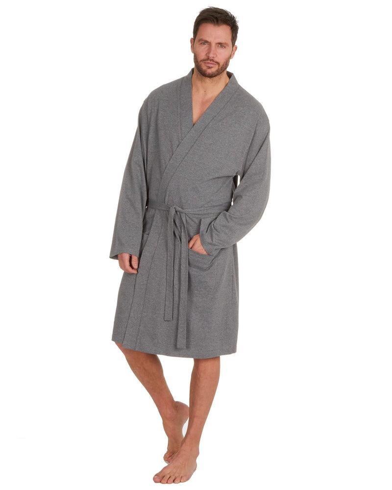 Mens Jersey Lightweight Dressing Gown