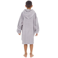 Huggable Kids Plain Oversized Fleece Hoodie