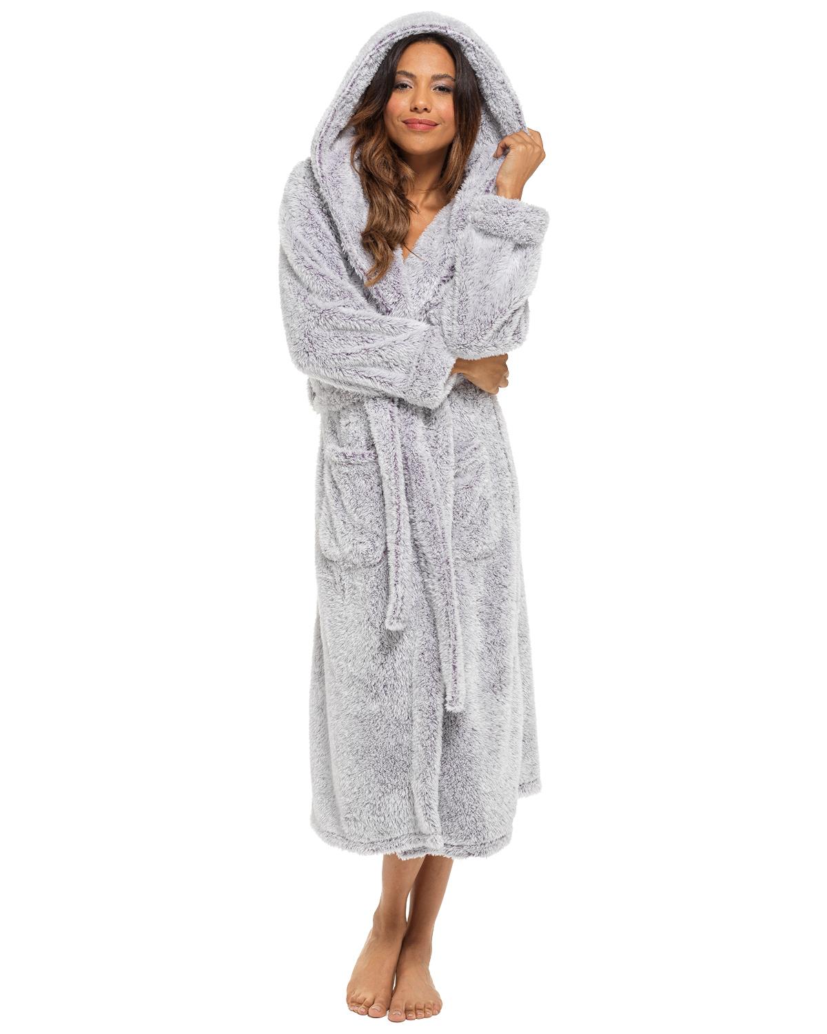 Womens Snowtip Fleece Dressing Gown