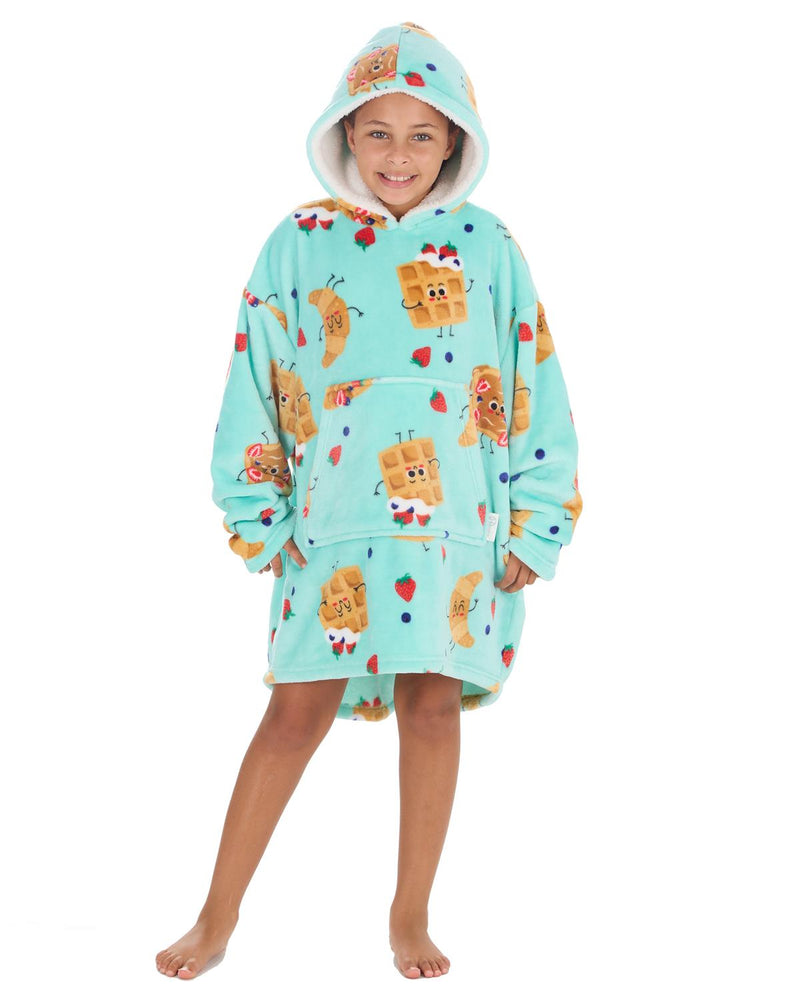 Huggable Kids Mint Brunch Snuggle Hoodie