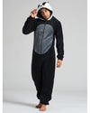 Loungeable Mens Fleece Badger Onesie