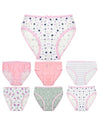 Tom Franks Girls 7 Pack Moon & Stars Knickers