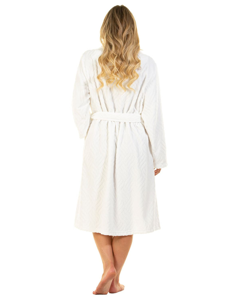 La Marquise Womens Tulip Embossed Dressing Gown