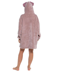 Slumber Hut Womens Pug Oversized Snuggle Hoodie