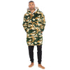 Huggable Adults Green Camo Snuggle Hoodie