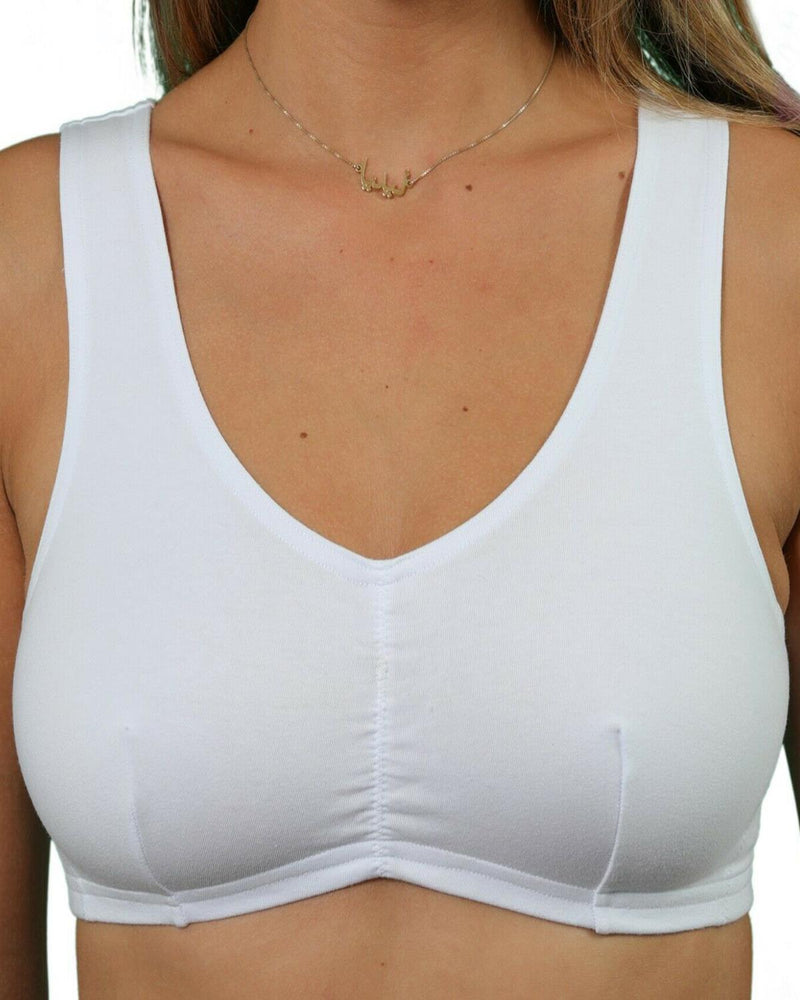 Gemm Womens Cotton Overhead Wireless Bra