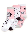 6 Pairs Girls Dogs & Rainbows Ankle Socks