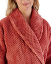 Slenderella Womens 52" Waffle Fleece Wrap Dressing Gown