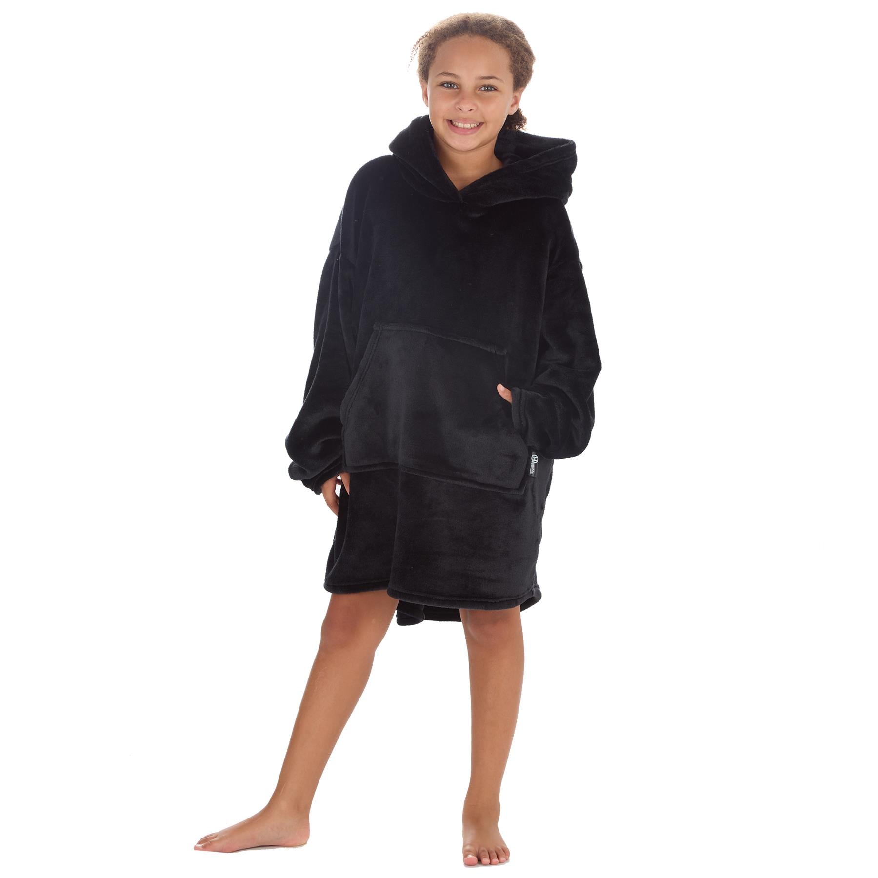 Huggable Kids Plush Fleece Oversized Snuggle Hoodie