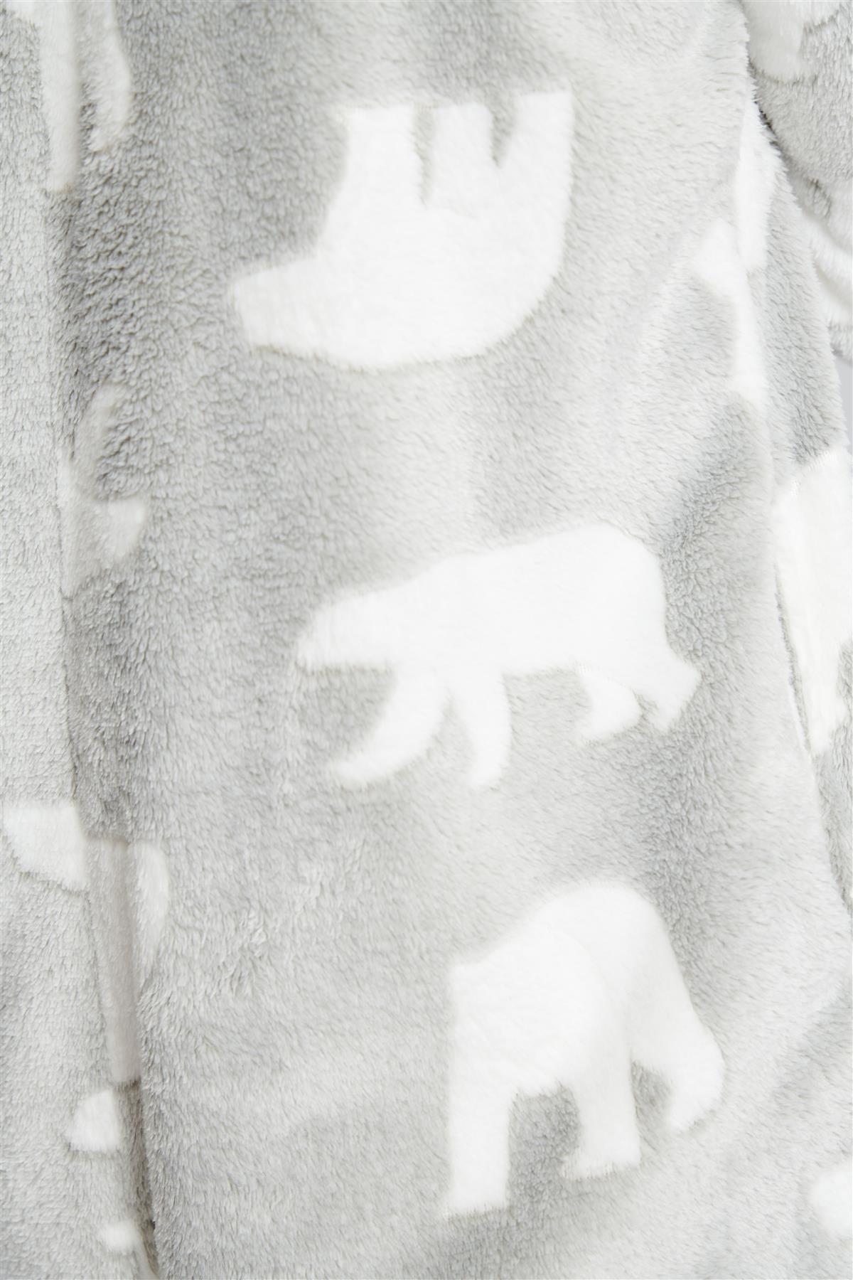 Loungeable Womens Grey Polar Bear Onesie