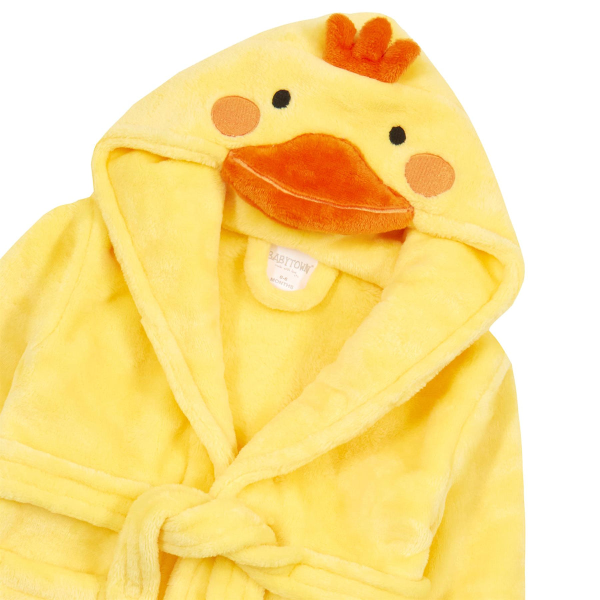 Babytown Yellow Duck Fleece Dressing Gown