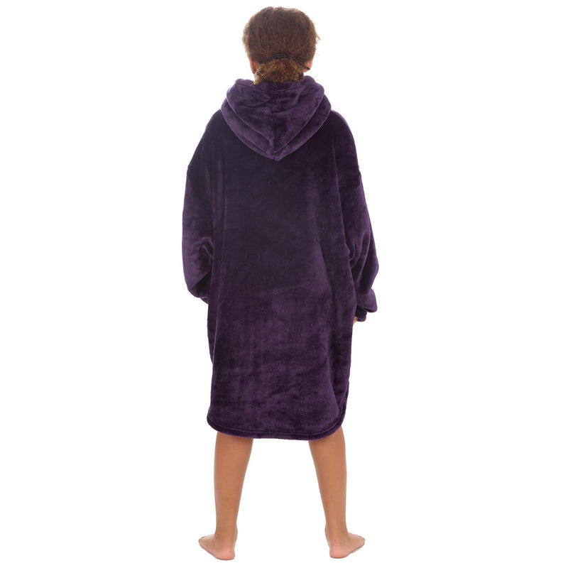 Huggable Kids Plush Fleece Oversized Snuggle Hoodie