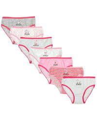 Tom Franks Girls 7 Pack Days of the Week Briefs