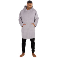 Huggable Adults Plain Oversized Fleece Hoodie