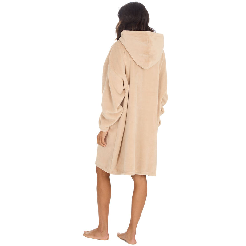 Huggable Adults Plain Oversized Fleece Hoodie