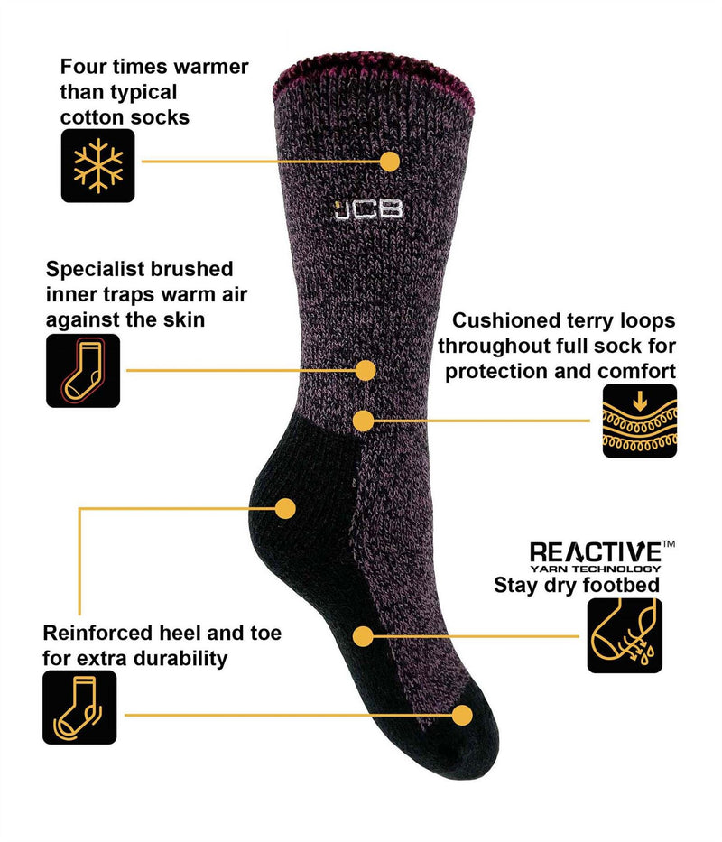 JCB Womens Thermasocks