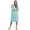 Forever Dreaming Womens Hooded Zip Towelling Bathrobe