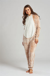 Loungeable Womens Novelty Tiger Onesie