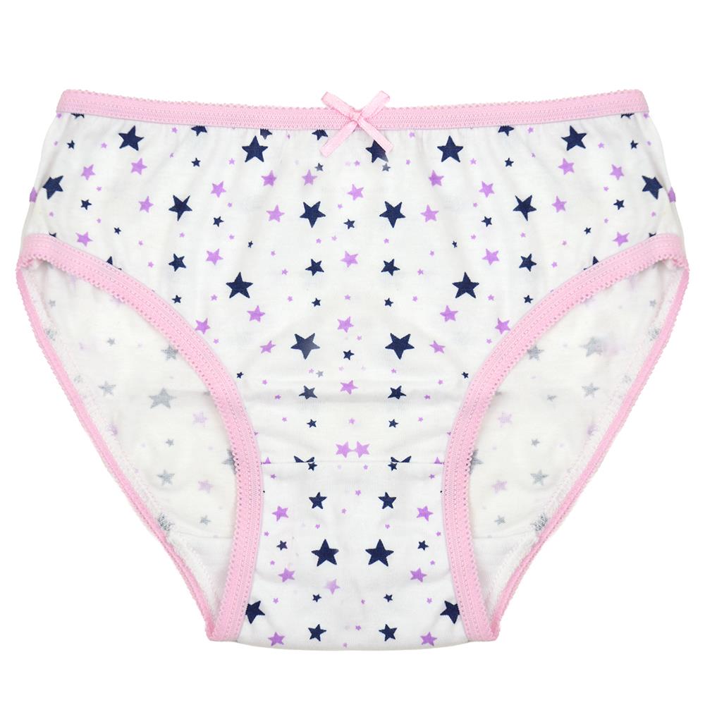 Tom Franks Girls 7 Pack Moon & Stars Knickers