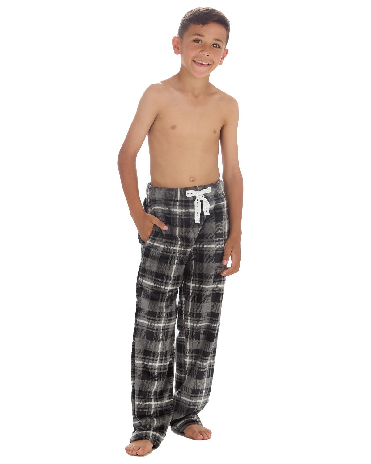 Cargo Bay Boys Polished Fleece Check Lounge Pants