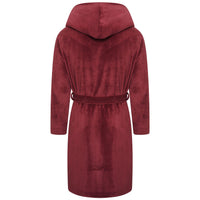 Loungeable Mens Fleece Hooded Dressing Gown