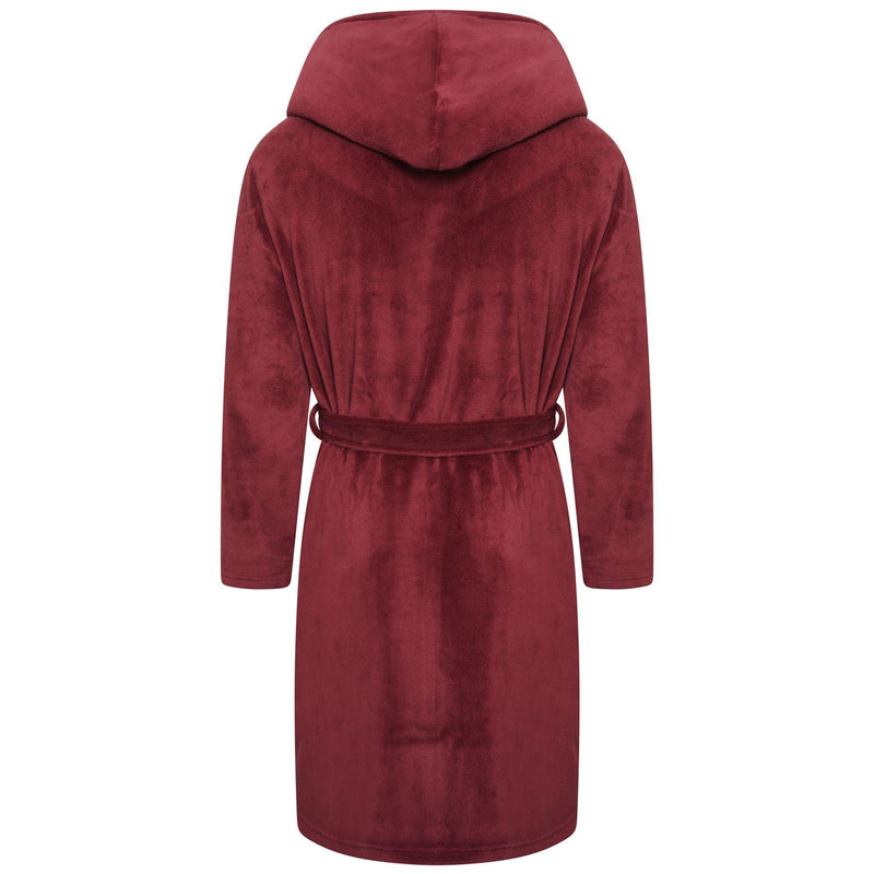 Loungeable Mens Fleece Hooded Dressing Gown