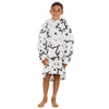 Huggable Kids Cream Star Print Snuggle Hoodie