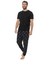 Foxbury Mens Black Gaming Pyjamas