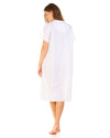 La Marquise Womens Emily Dot Short Sleeve Woven Nightdress