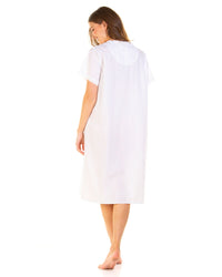 La Marquise Womens Emily Dot Short Sleeve Woven Nightdress