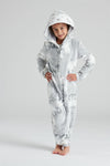 Kids Grey Penguin Onesie