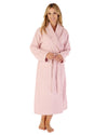 Slenderella Womens Rib Textured Towelling Dressing Gown