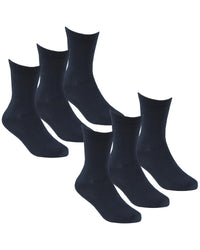 6 Pairs Kids Bamboo Ankle Socks