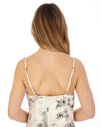 Gaspé Womens Satin Cami & Trouser Floral Pyjamas