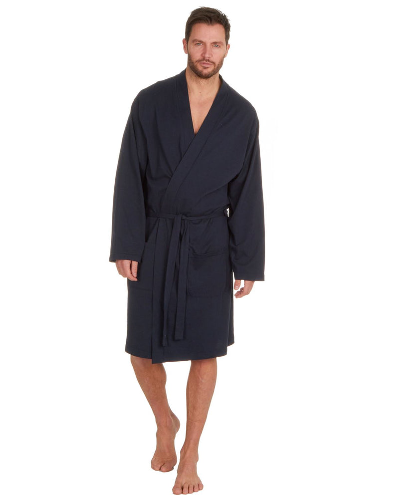 Mens Jersey Lightweight Dressing Gown