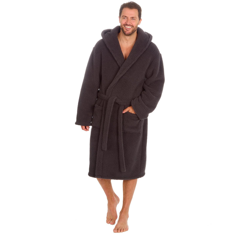 Cargo Bay Mens Borg Fleece Dressing Gown